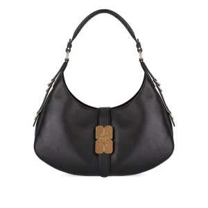 GANNI KAT BLACK SMALL SHOULDER BAG