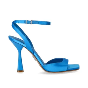 SERGIO LEVANTESI TANIA LIGHT BLUE HEELED SANDAL