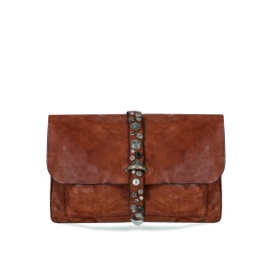 CAMPOMAGGI ELGA BROWN CROSSBODY BAG