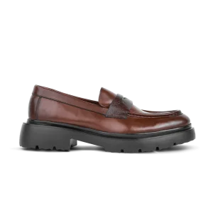Elliot: Mocassin Homme - Cuir Marron