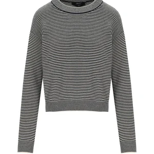 MAX MARA WEEKEND GIOVANE BLUE CREWNECK SWEATER