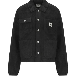 CARHARTT WIP W' MICHIGAN BLACK CARDIGAN