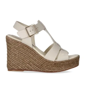 PALOMA BARCELÓ ALISON WHITE WEDGE SANDAL