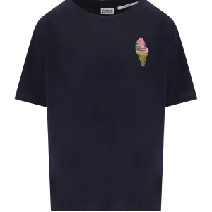 ESSENTIEL ANTWERP HICECREAM BLUE T-SHIRT