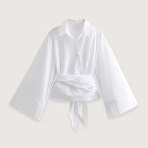 Kimono court blanc | Cache-coeur