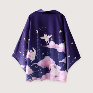 Kimono japonais | Félin Céleste