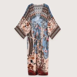 Kimono long | Bohème Patchwork Multicolore