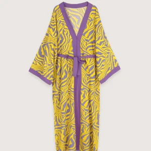 Kimono long | Zebura jaune