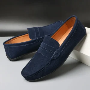 Bruno™ | Mocassins en daim