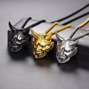 Pendentif japonais Hannya