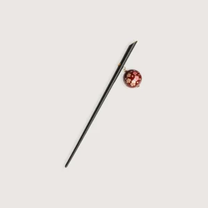 Pique cheveux rouge | Kanzashi Sakura