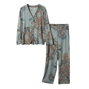 Pyjama japonais fleuri