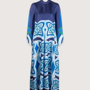 Robe kimono réversible | Saphir