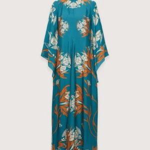 Robe kimono réversible | Turquoise Sauvage
