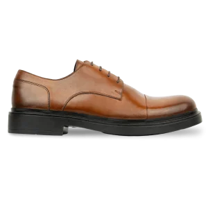 Twist: Derby Homme - Cuir Marron