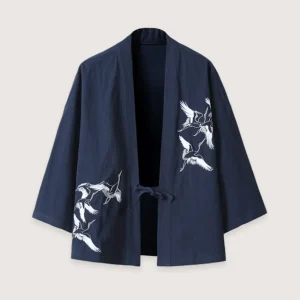 Veste kimono bleu marine | Kaze