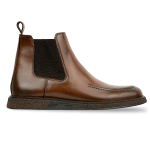 Winter: Chelsea Boots Homme - Cuir Marron