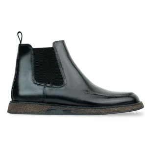 Winter: Chelsea Boots Homme - Cuir Noir