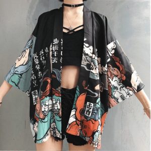 Kimono femme streetwear court